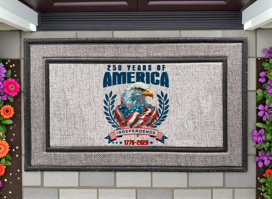250 Years of America Door Mat
