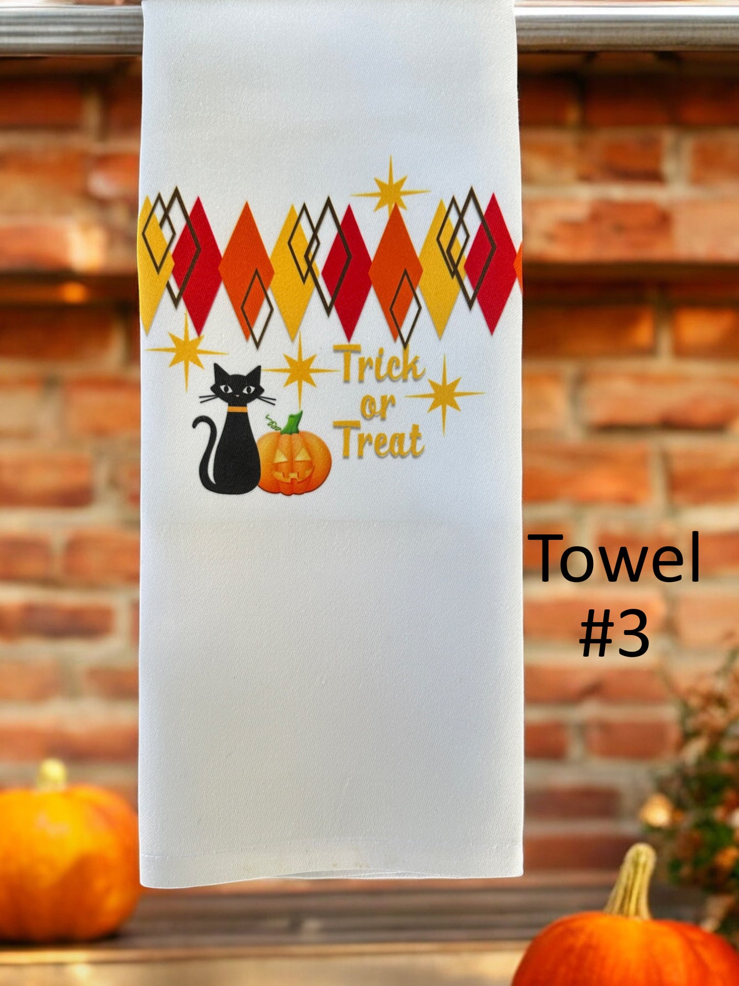 MCM Halloween Tea Towels