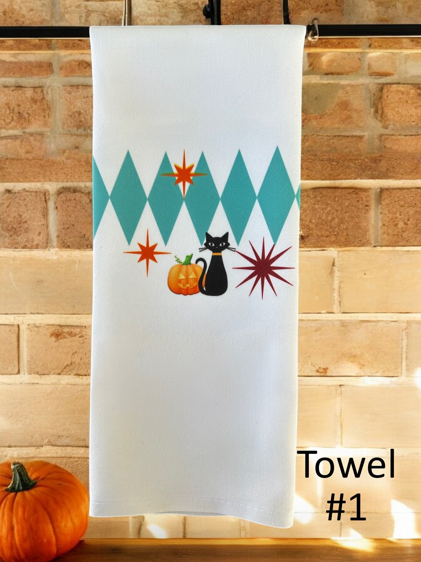 MCM Halloween Tea Towels