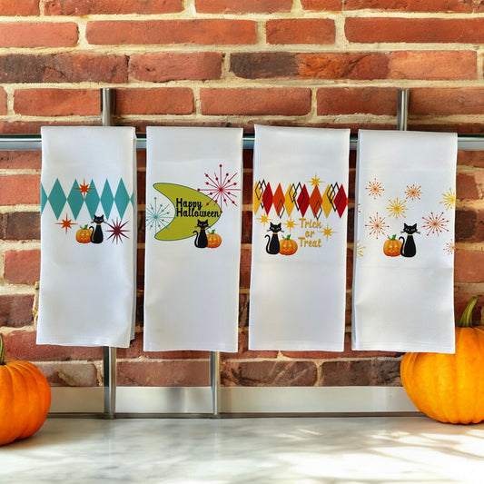 MCM Halloween Tea Towels