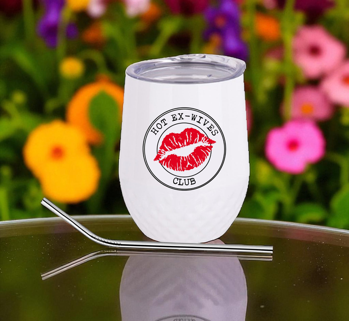 Hot Ex-Wives Club Wine Tumbler