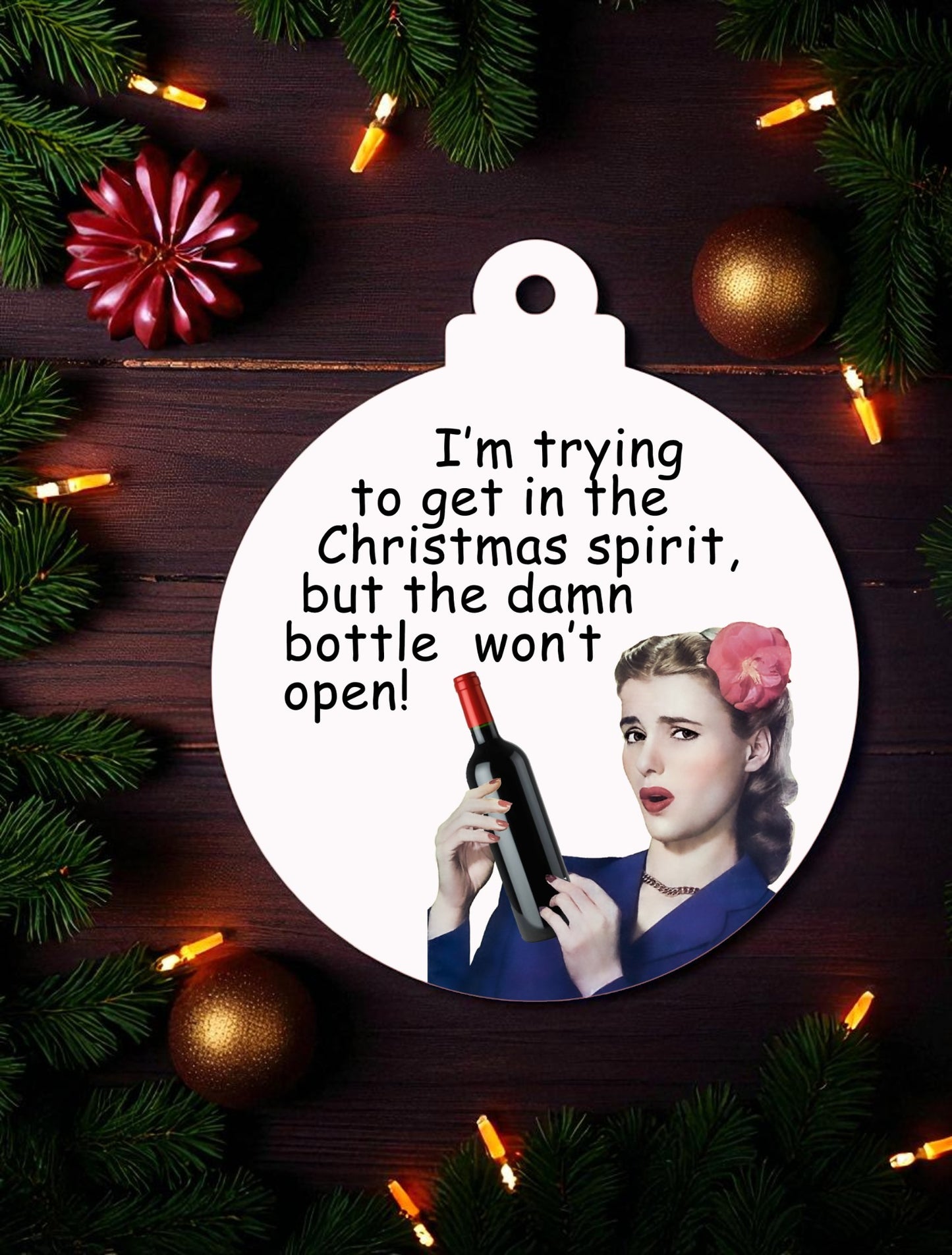 Retro Christmas Ornaments