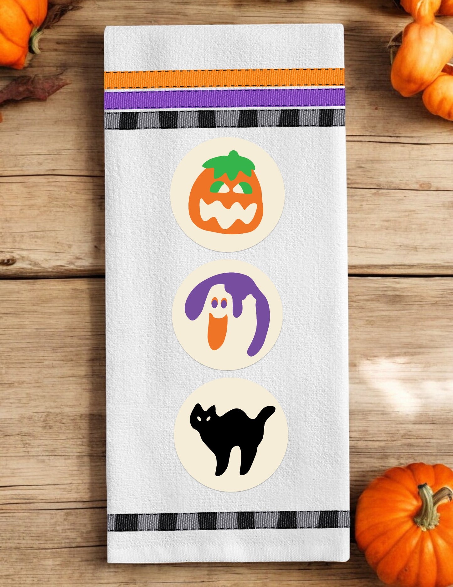 Halloween Pillsbury-inspired Cookie Tea Towels - Set of 2!