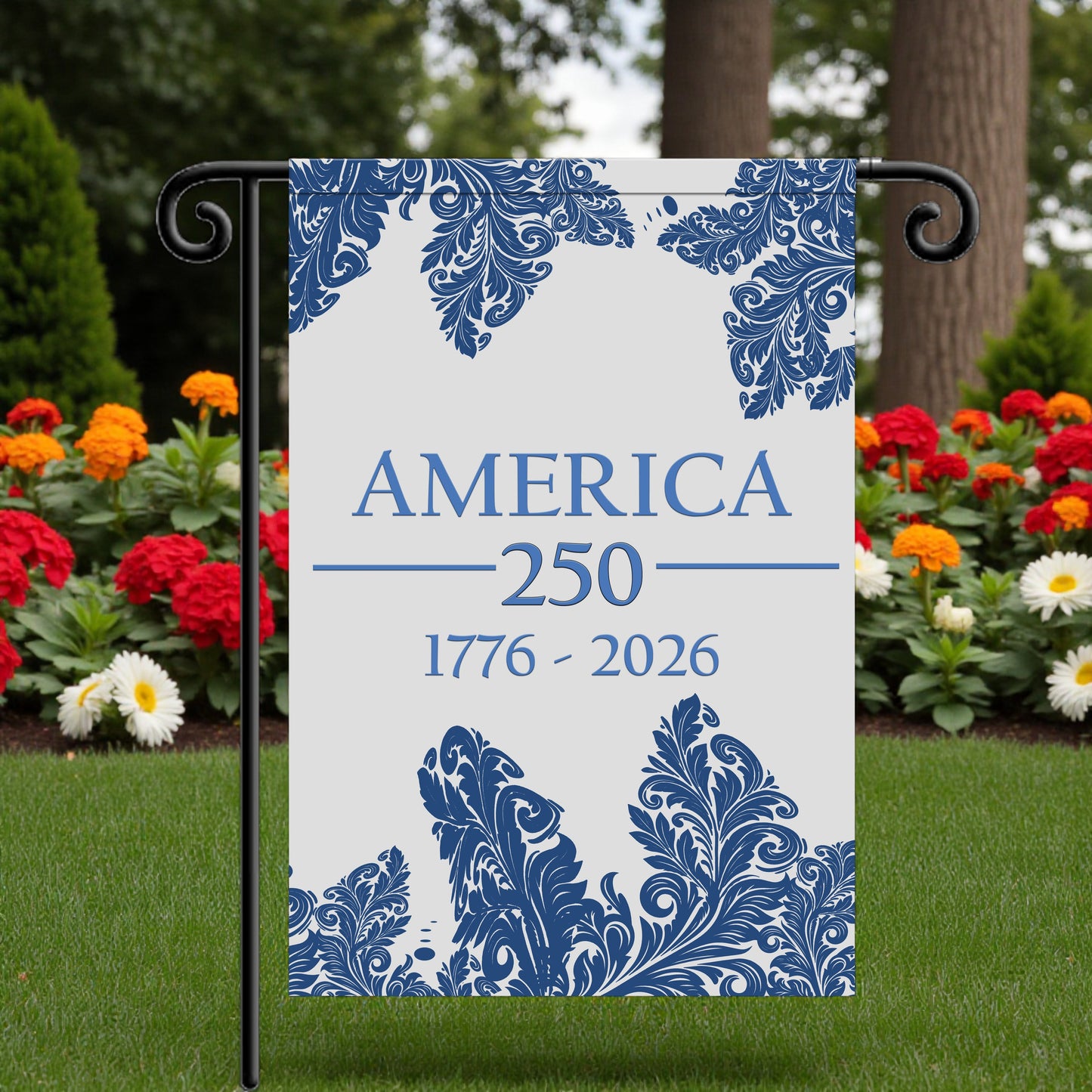 American 250 Years Garden Flag