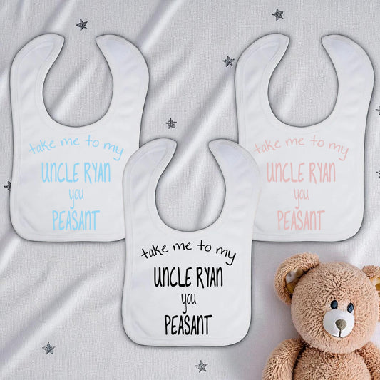 Customized Favorite Uncle Silk Touch Bib