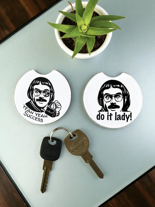 Chit Car Coasters - Set of 2!