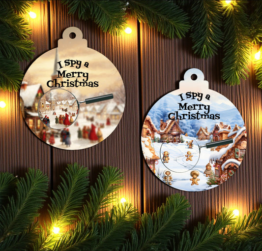 I Spy a Merry Christmas Ornament